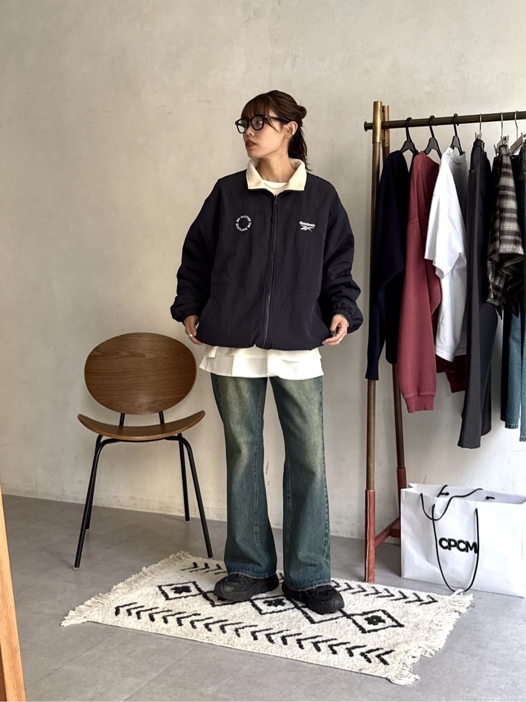 CPCMの【Reebok】リバーシブルブルゾンを使ったコーディネート 