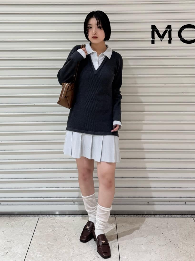 moussy LAYERED KNIT ミニドレス MOUSSY | LAYERED KNIT ミニドレス (ワンピース(ミニ・ミディアム