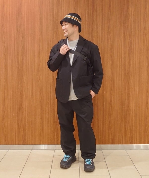 BEAMS HEARTの【4サイズ展開/撥水/マット素材】撥水 フィルム ジャケット&パンツ セットアップ 25W （S~XLサイズ）を使ったコーディネートを紹介します。｜Rakuten Fashion(楽天ファッション／旧楽天ブランドアベニュー)6364242