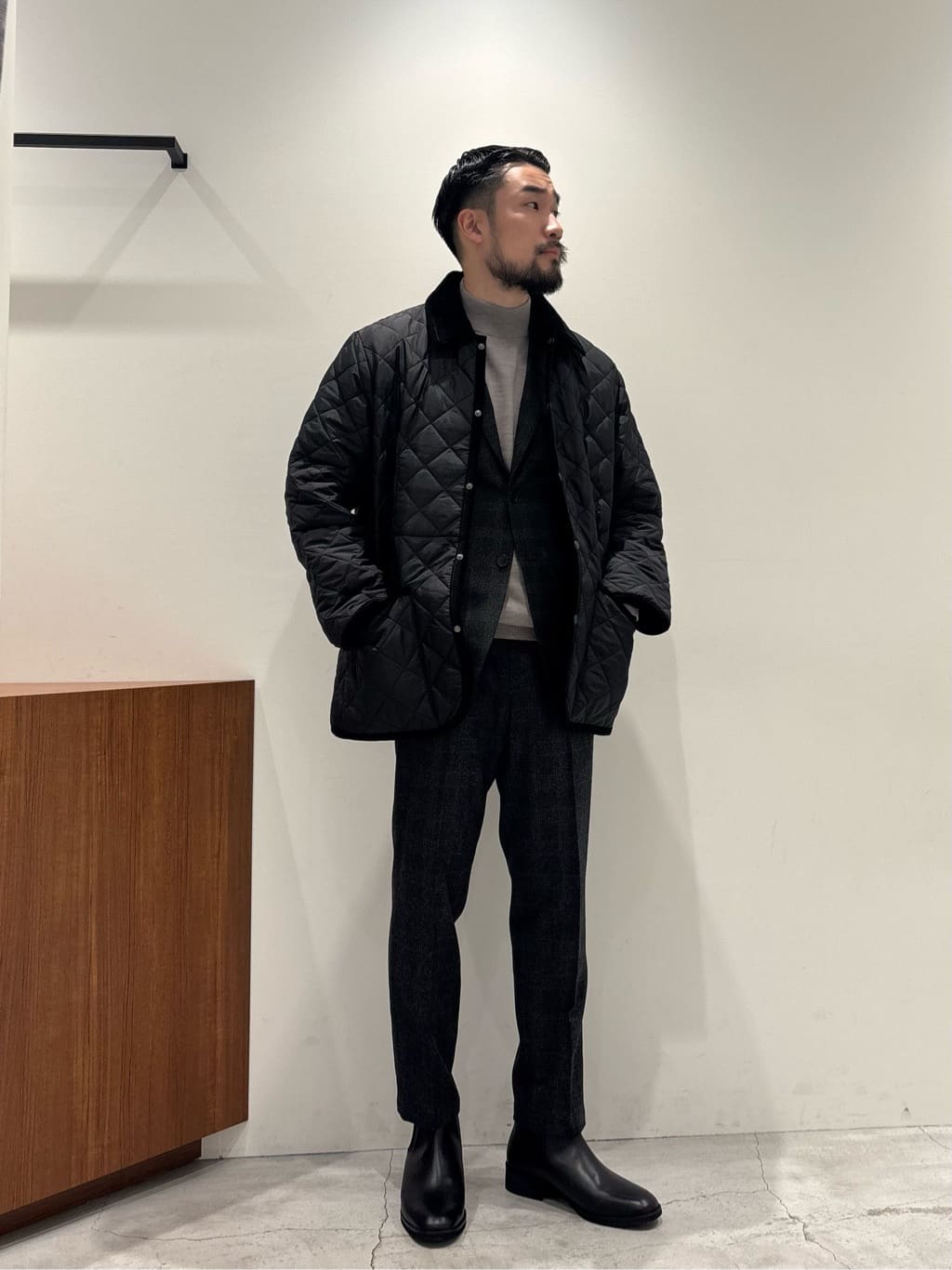 beauty＆youth リサイクル ポリエステル セットアップ BEAUTY&YOUTH UNITED ARROWSのリサイクル ポリエステル 2B ジャケット