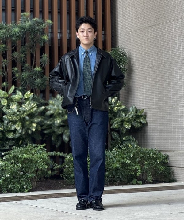 BEAMS MEN | BARACUTA / G4 フェイクレザー ショート ブルゾン