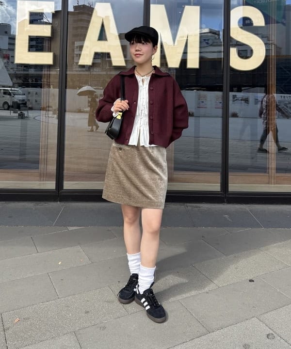 BEAMS WOMENの【SALE】【別注】FRED PERRY / Tipped Collar Cardigan