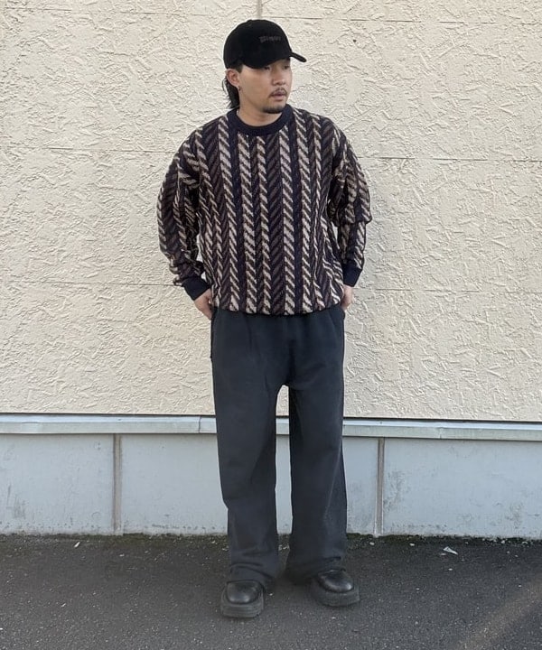 BEAMS HEARTのアソート レトロ クルーネック ニットを使ったコーディネートを紹介します。｜Rakuten Fashion(楽天ファッション／旧楽天ブランドアベニュー)6367221