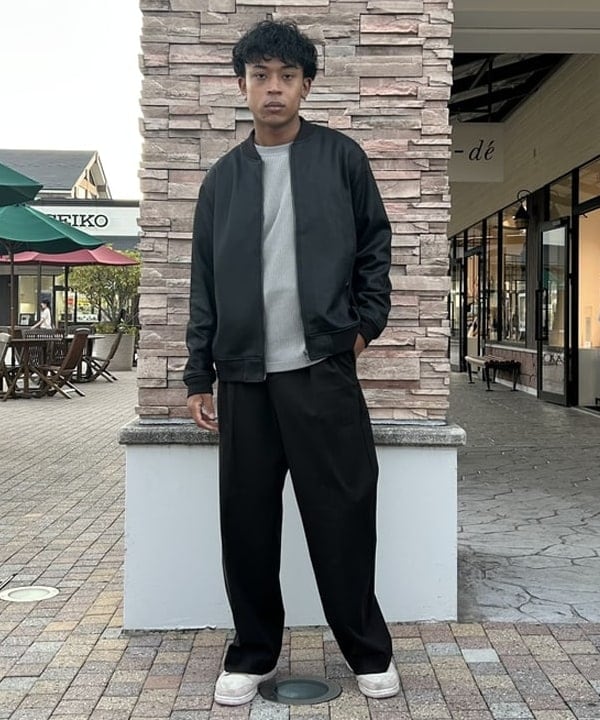 BEAMS HEARTのヘリンボーン フェイクスエード MA-1を使ったコーディネートを紹介します。｜Rakuten Fashion(楽天ファッション／旧楽天ブランドアベニュー)6367559