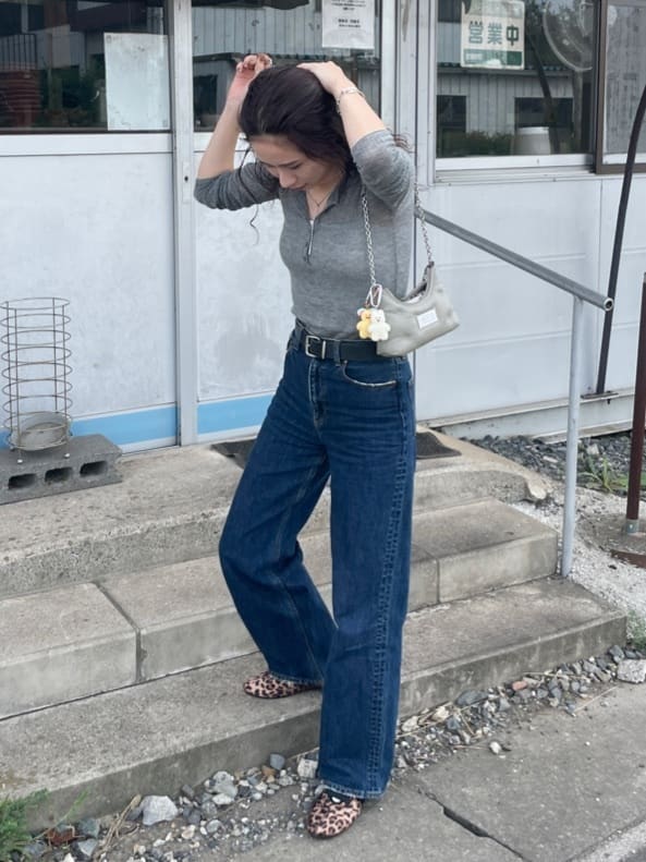 MOUSSY FLORAL STUDDED バギー MOUSSY | FLORAL STUDDED バギー (ワイド ) |SHEL'TTER WEBSTORE