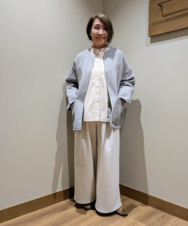 BEAMS HEARTのリバー ノーカラー ハーフ ジャケットを使ったコーディネートを紹介します。｜Rakuten Fashion(楽天ファッション／旧楽天ブランドアベニュー)6368091