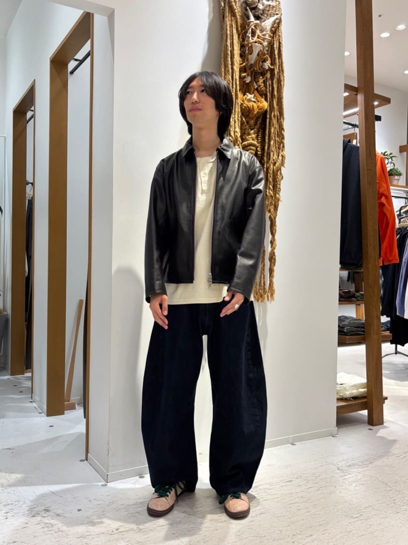 FREAK'S STORE | Calf Leather ミニマル シングル ライダース