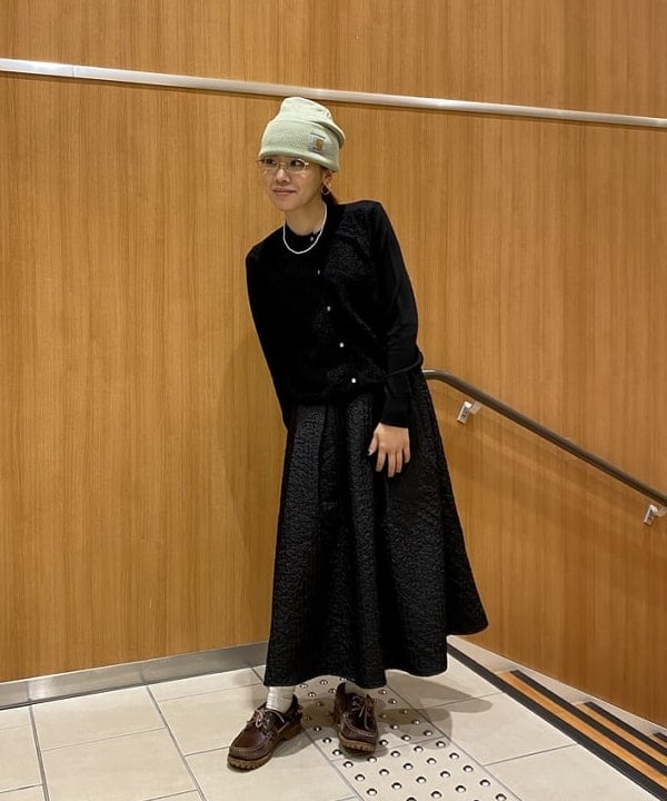 BEAMS HEARTのフクレ ジャカード フレア スカートを使ったコーディネートを紹介します。｜Rakuten Fashion(楽天ファッション／旧楽天ブランドアベニュー)6374197