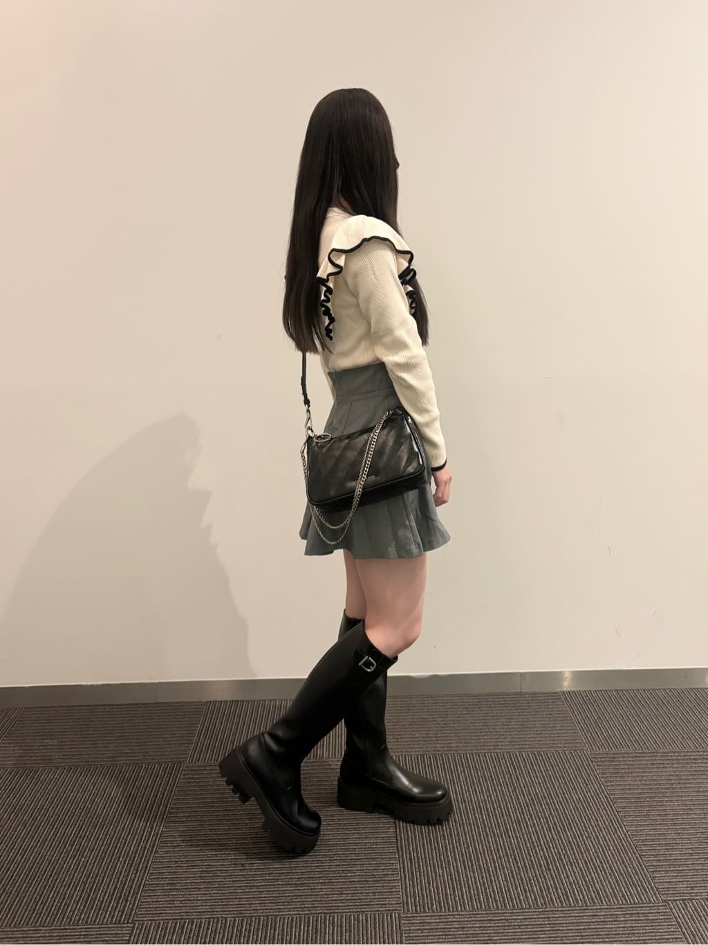 CHARLES & KEITH | Lyndon リンドン バックルサイドジップロングブーツ