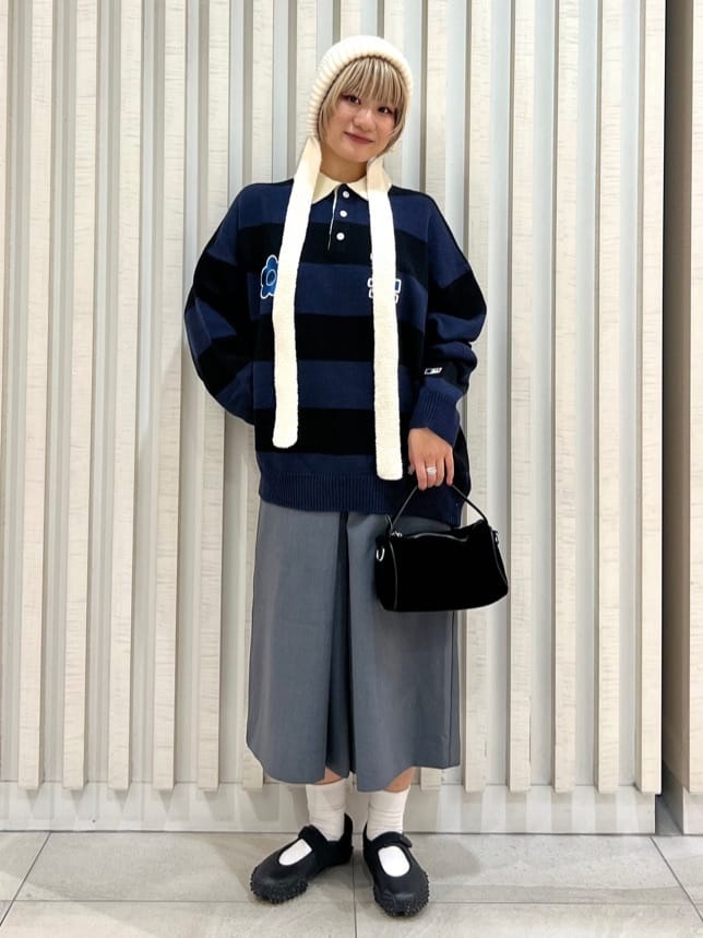 FREAK'S STORE | MLB×MARY QUANT KNIT RUGBY SHIRT/ニットラグビー