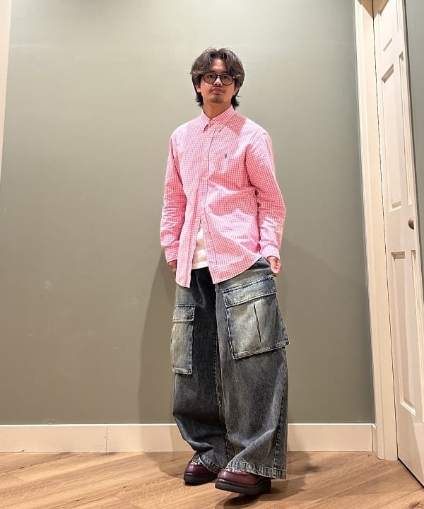 BEAMS HEARTのブラスト ワイド デニム カーゴパンツ 25AW ワイドパンツ デニムパンツを使ったコーディネートを紹介します。｜Rakuten Fashion(楽天ファッション／旧楽天ブランドアベニュー)6377977