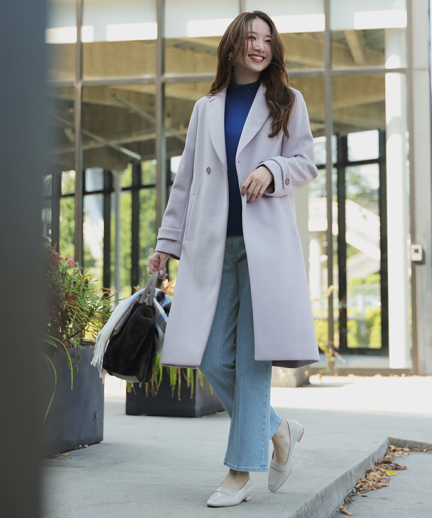 ANY SIS | ウールライクロング チェスターコート | Rakuten Fashion