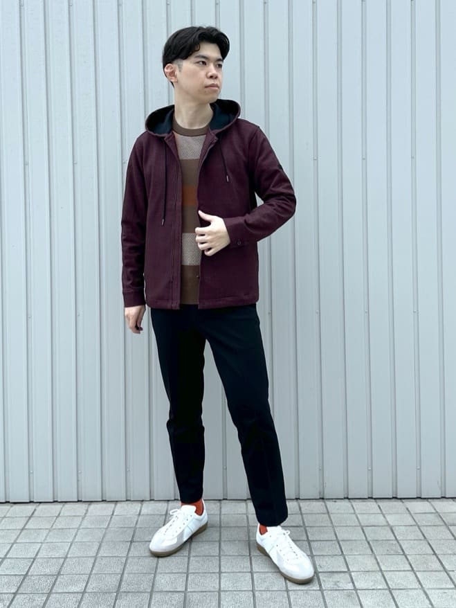 TAKEO KIKUCHIの【JUST ONE LAYER】ダウンファブリックZIPパーカーを使ったコーディネートを紹介します。｜Rakuten Fashion(楽天ファッション／旧楽天ブランドアベニュー)6378674