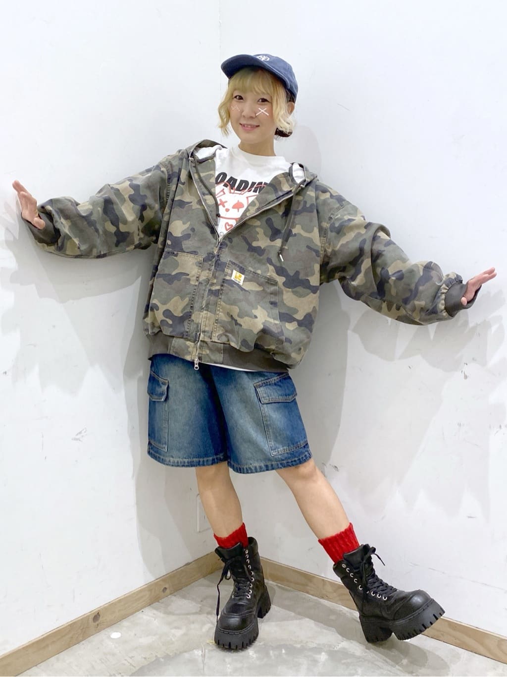 WEGO | ヴィンテージウォッシュカーゴハーフパンツ | Rakuten Fashion