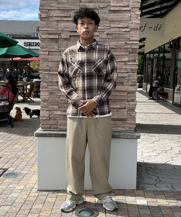 BEAMS HEARTのフェード ダメージ ネルシャツを使ったコーディネートを紹介します。｜Rakuten Fashion(楽天ファッション／旧楽天ブランドアベニュー)6379687