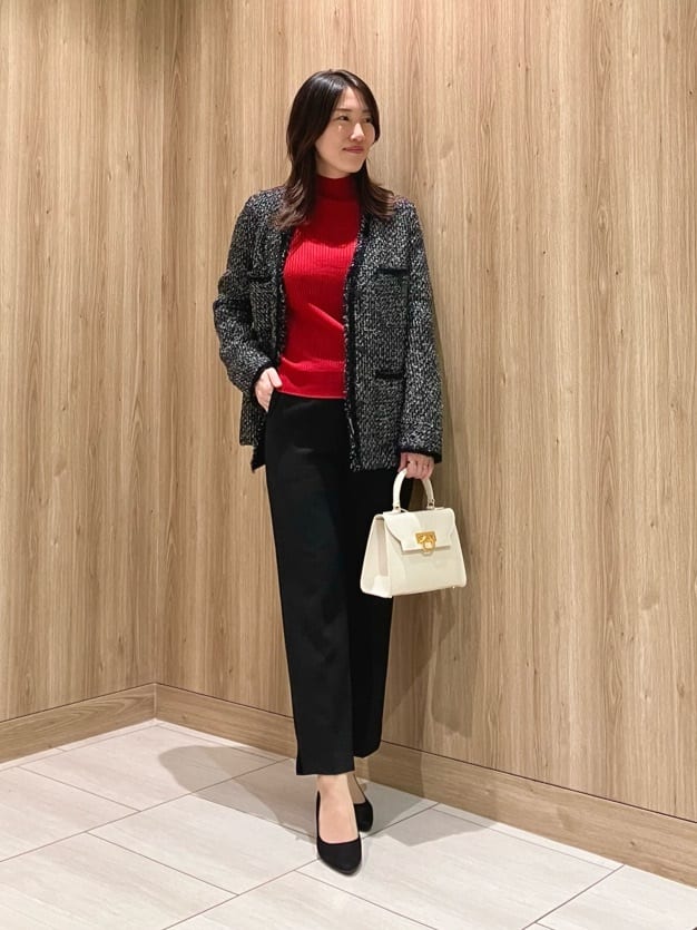 ANAYI | ラメファンシーツイード4ポケット ジャケット | Rakuten