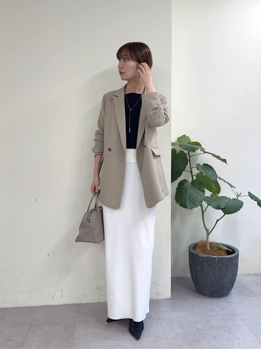 GALLARDAGALANTEのボートニットプルオーバーを使ったコーディネートを紹介します。｜Rakuten Fashion(楽天ファッション／旧楽天ブランドアベニュー)6381708
