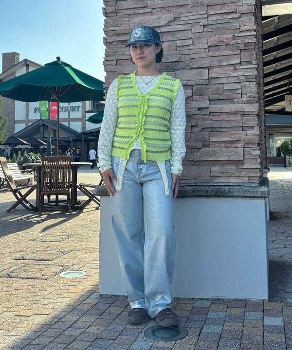 BEAMS WOMENの2WAY ガーター ロング スリーブ プルオーバーを使ったコーディネートを紹介します。｜Rakuten Fashion(楽天ファッション／旧楽天ブランドアベニュー)6381973