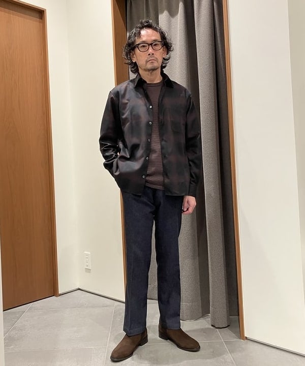 BEAMS HEARTのオンブレチェック レギュラーシャツを使ったコーディネートを紹介します。｜Rakuten Fashion(楽天ファッション／旧楽天ブランドアベニュー)6381994