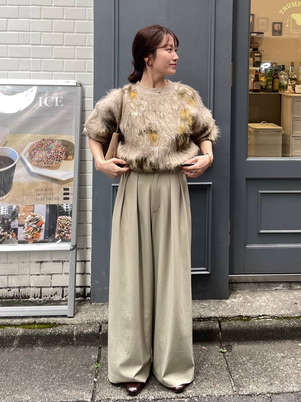 mysty womanのフラワージャガードシャギーニットを使ったコーディネートを紹介します。｜Rakuten Fashion(楽天ファッション／旧楽天ブランドアベニュー)6381750
