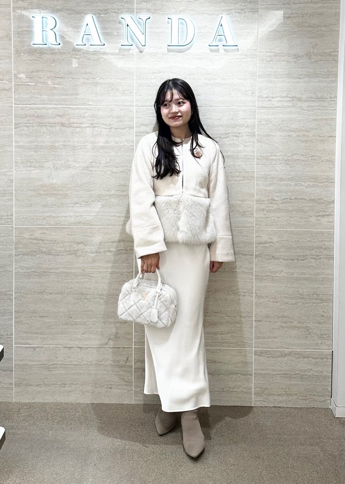 RANDA | 2WAY フェイクファーショートジャケット | Rakuten Fashion