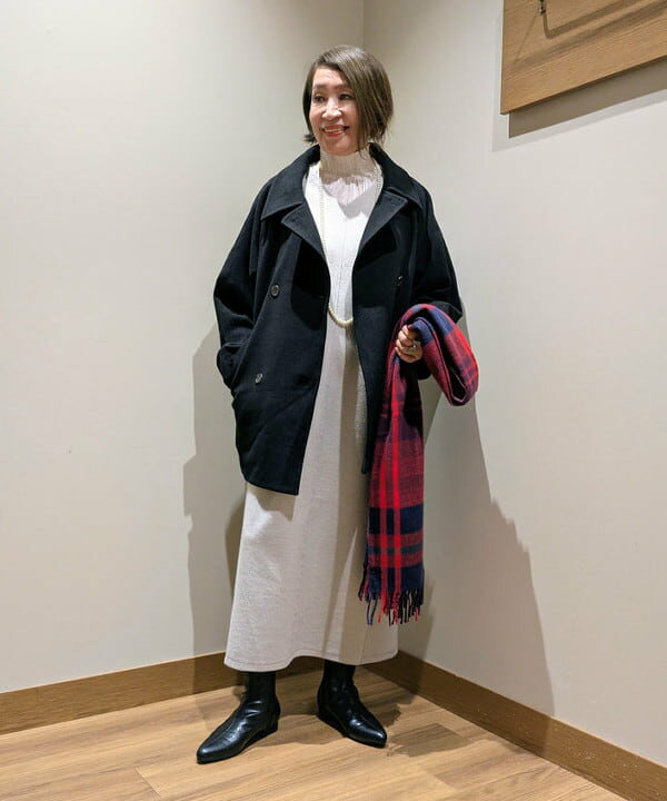 BEAMS HEARTのミドル スタンド コートを使ったコーディネートを紹介します。｜Rakuten Fashion(楽天ファッション／旧楽天ブランドアベニュー)6386264
