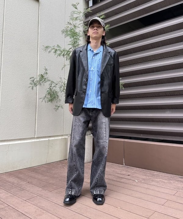 BEAMS HEARTのフェイクレザー ジャケットを使ったコーディネートを紹介します。｜Rakuten Fashion(楽天ファッション／旧楽天ブランドアベニュー)6389143