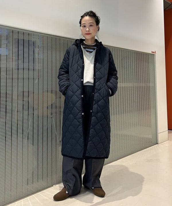 BEAMS HEARTのフード キルティング コートを使ったコーディネートを紹介します。｜Rakuten Fashion(楽天ファッション／旧楽天ブランドアベニュー)6390916
