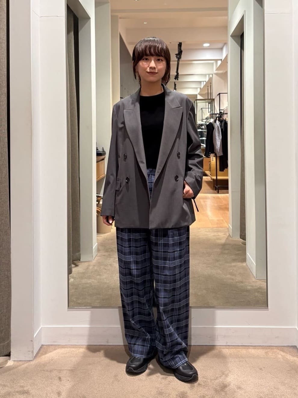 UNITED ARROWS LTD. OUTLET | バックレースアップ ダブルジャケット