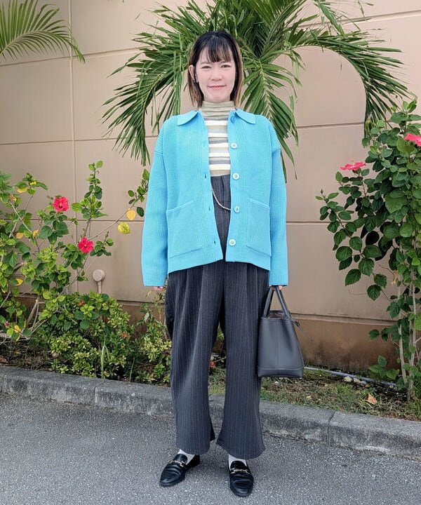 BEAMS HEARTのマルチ ボーダー タートルニット 25AW タートルネックを使ったコーディネートを紹介します。｜Rakuten Fashion(楽天ファッション／旧楽天ブランドアベニュー)6393121