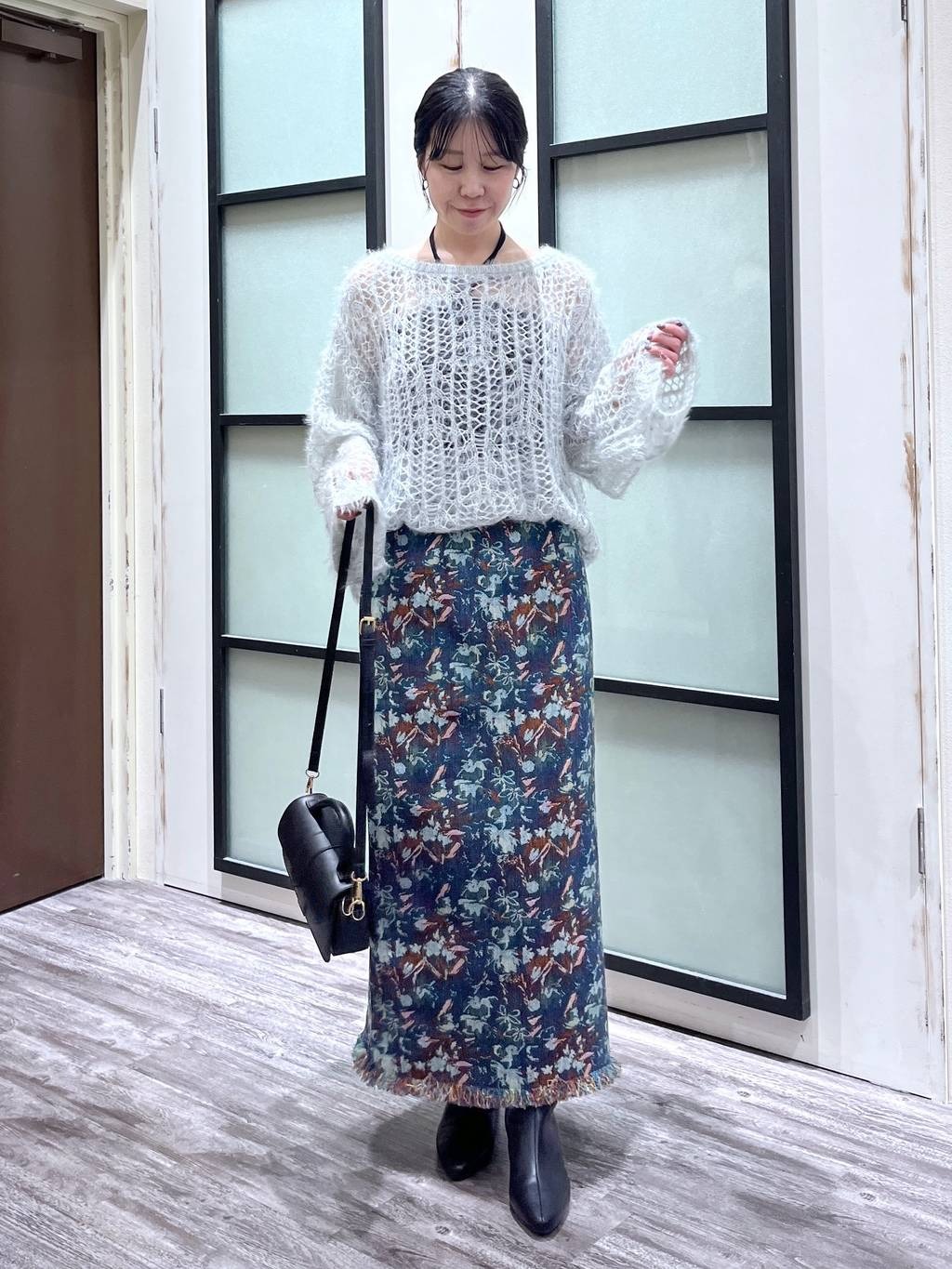mysty womanのモヘヤライクスカシニットを使ったコーディネートを紹介します。｜Rakuten Fashion(楽天ファッション／旧楽天ブランドアベニュー)6398724