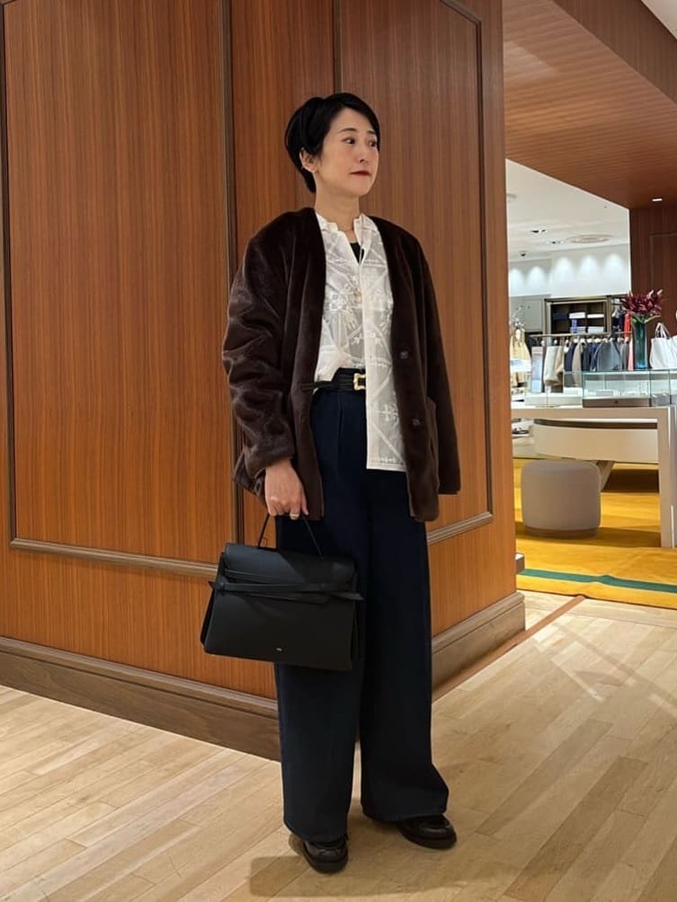 TOMORROWLAND | スムースファー Vカラージャコット | Rakuten Fashion