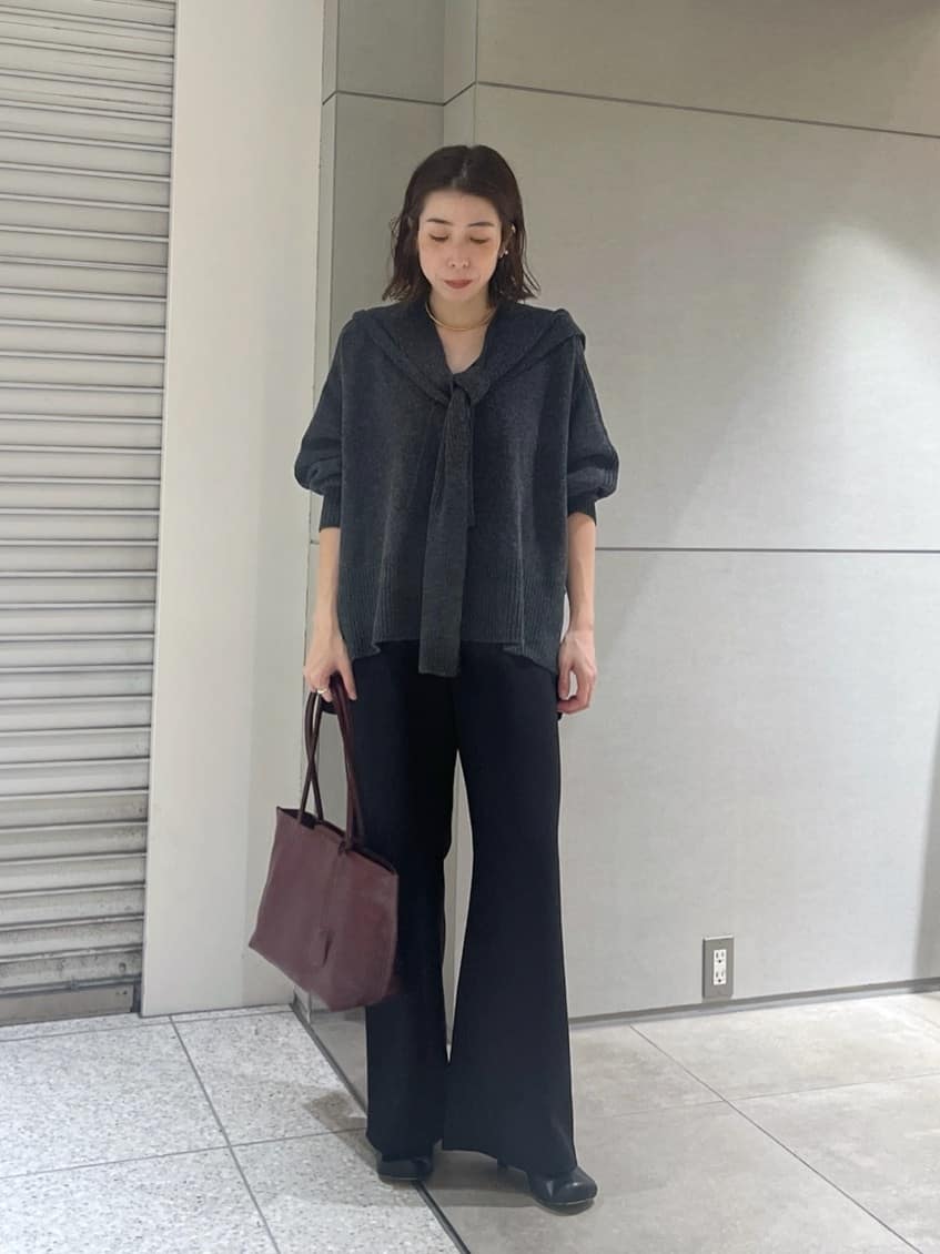 GALLARDAGALANTEの【累計販売1万枚超!】【美脚パンツ】ワイドドロストパンツを使ったコーディネートを紹介します。｜Rakuten Fashion(楽天ファッション／旧楽天ブランドアベニュー)6399875