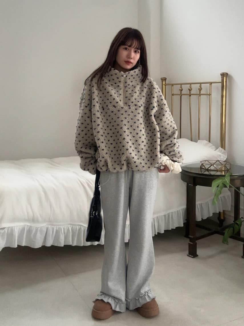 Discoat | 【umm.】柄アソートボアハーフZIP | Rakuten Fashion(楽天