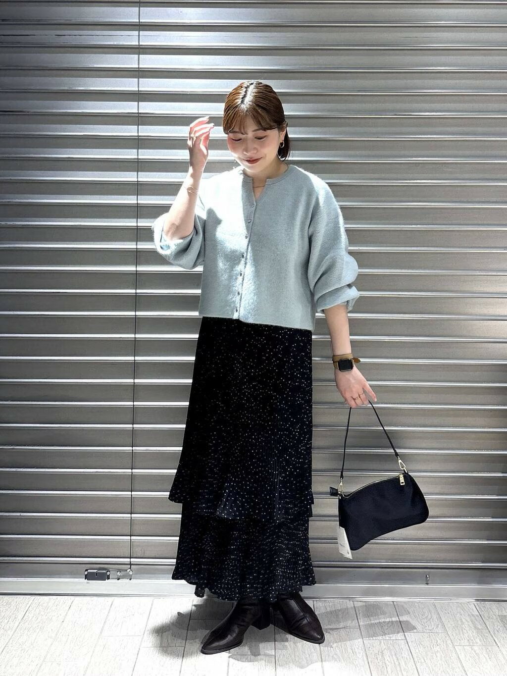 A part by | 【再入荷】ホソプリーツティアードスカート | Rakuten