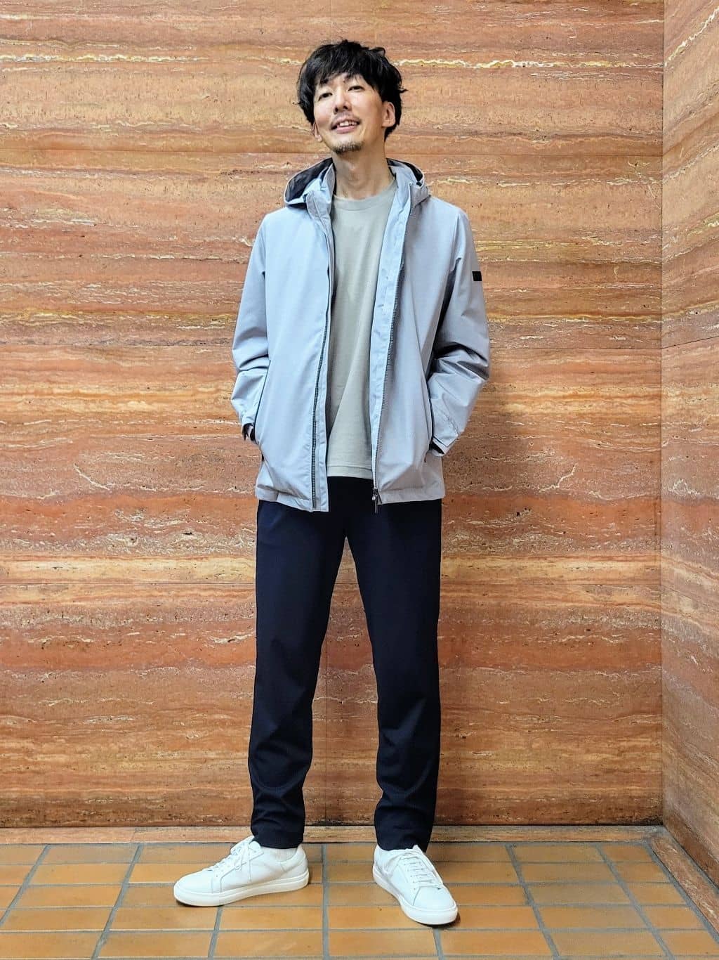 TAKEO KIKUCHIの【軽量アウター】エレクティブ シェル ブルゾンを使ったコーディネートを紹介します。｜Rakuten Fashion(楽天ファッション／旧楽天ブランドアベニュー)6404021