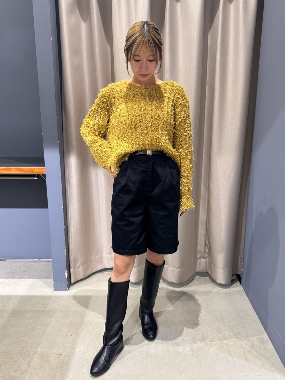 AMERICAN HOLICのリボンヤーンニットプルオーバーを使ったコーディネートを紹介します。｜Rakuten Fashion(楽天ファッション／旧楽天ブランドアベニュー)6404402
