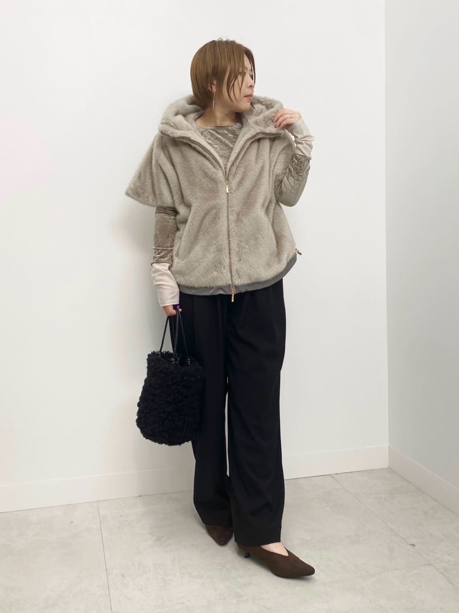 Vinのシアードッキングクラッシュベロアトップスを使ったコーディネートを紹介します。｜Rakuten Fashion(楽天ファッション／旧楽天ブランドアベニュー)6411061