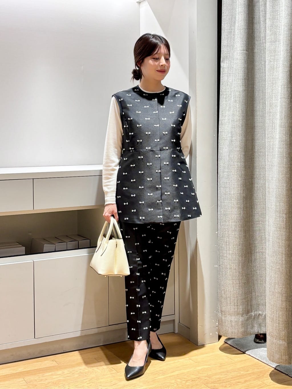 UNITED ARROWS LTD. OUTLET | リボン カットジャガード パンツ