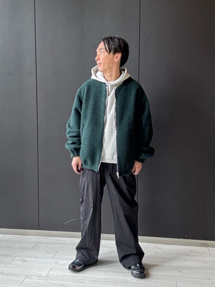 【新品】 H beauty&youth M olmetex ナイロン スラックス UNITED ARROWS LTD. OUTLET | <H>OLMETEX ナイロン ワイドスラックス