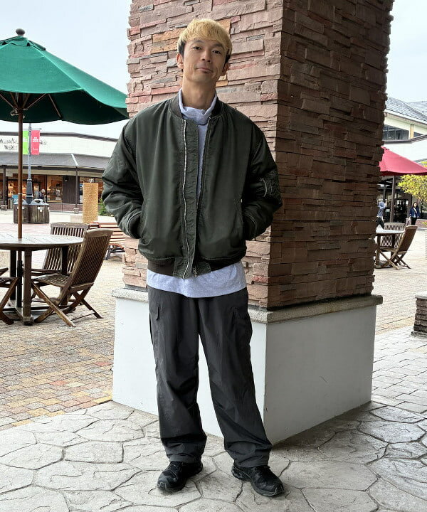 BEAMS HEARTのフェード MA-1を使ったコーディネートを紹介します。｜Rakuten Fashion(楽天ファッション／旧楽天ブランドアベニュー)6415462