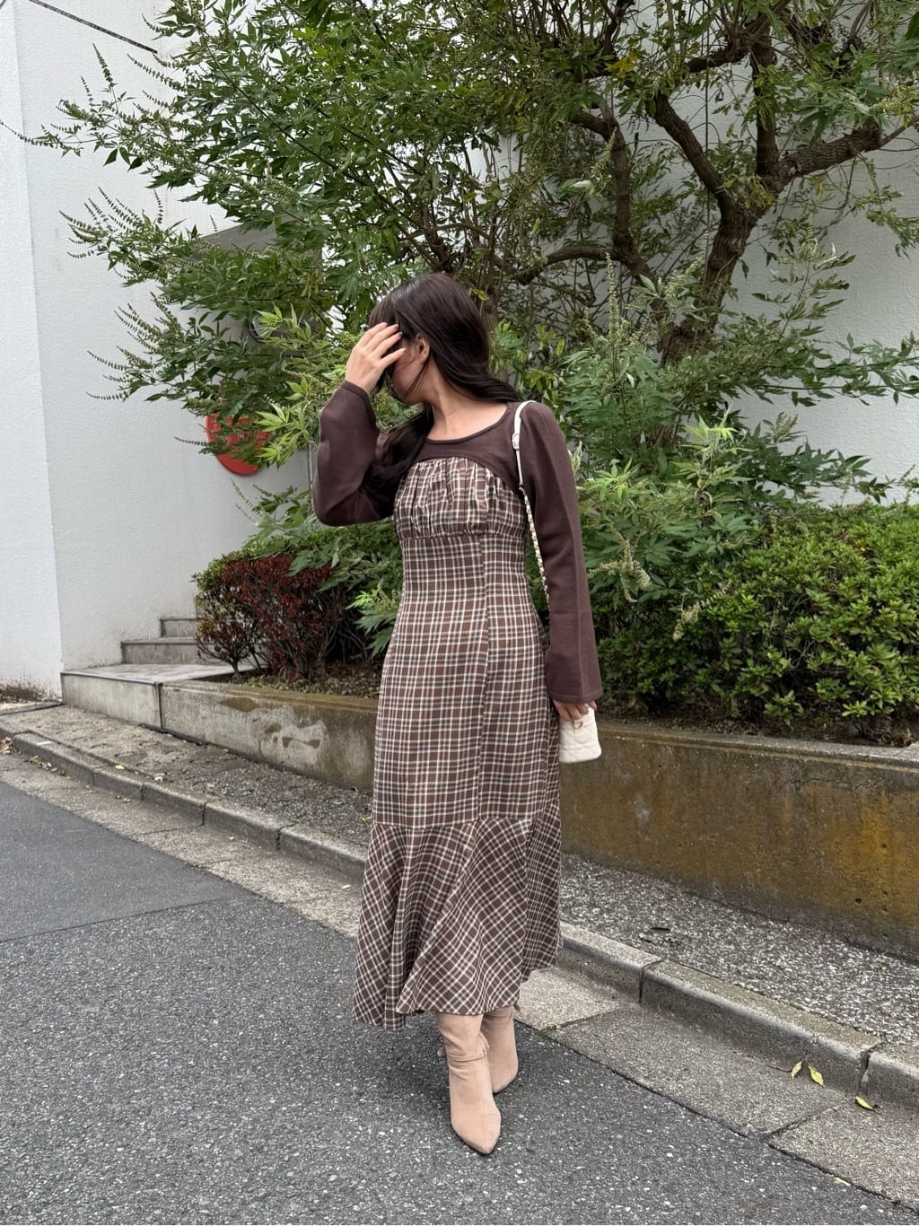 NICE CLAUP 2枚セットチェックワンピース one after another NICE CLAUP｜2枚セットチェックワンピ | Rakuten