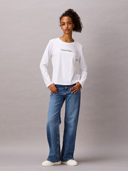 Calvin Kleinの(W)【公式ショップ】 カルバンクライン ロングスリーブ