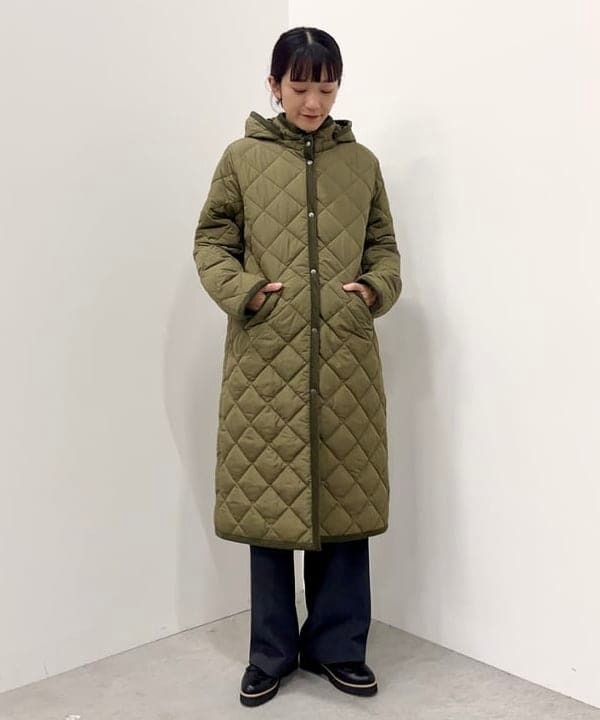 BEAMS HEARTの【3サイズ展開/中綿/あったか/発熱素材/撥水】フード キルティング コート 25AW キルトコート 冬アウター フード取り外し可を使ったコーディネートを紹介します。｜Rakuten Fashion(楽天ファッション／旧楽天ブランドアベニュー)6418328