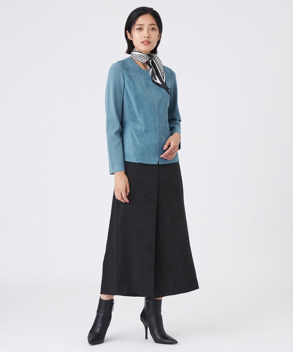 TRANS WORKの【ウォッシャブル】ストレッチスエードジャケットを使ったコーディネートを紹介します。｜Rakuten Fashion(楽天ファッション／旧楽天ブランドアベニュー)6418362