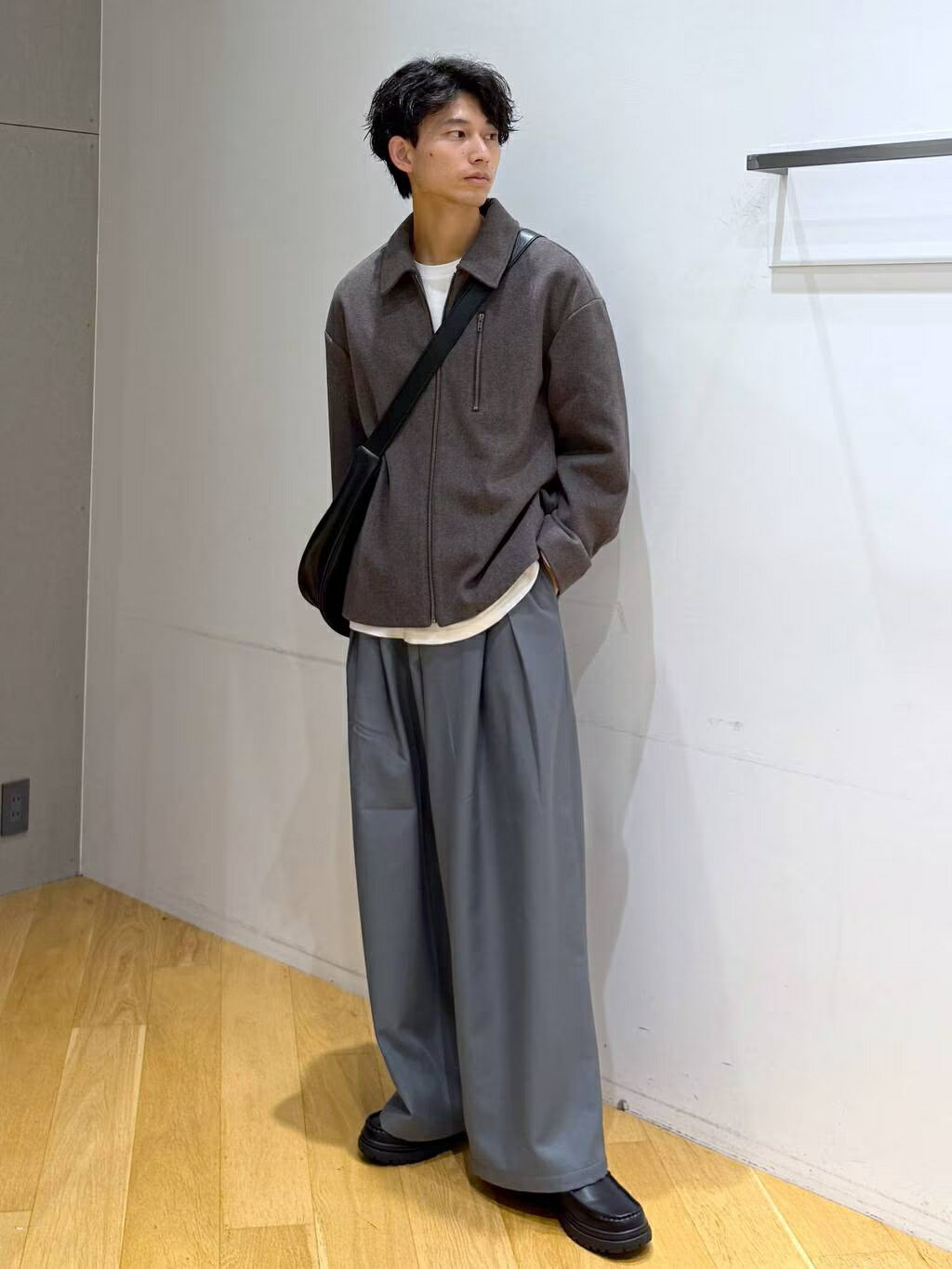 LAKOLEのウーリーテックブルゾンを使ったコーディネートを紹介します。｜Rakuten Fashion(楽天ファッション／旧楽天ブランドアベニュー)6418372