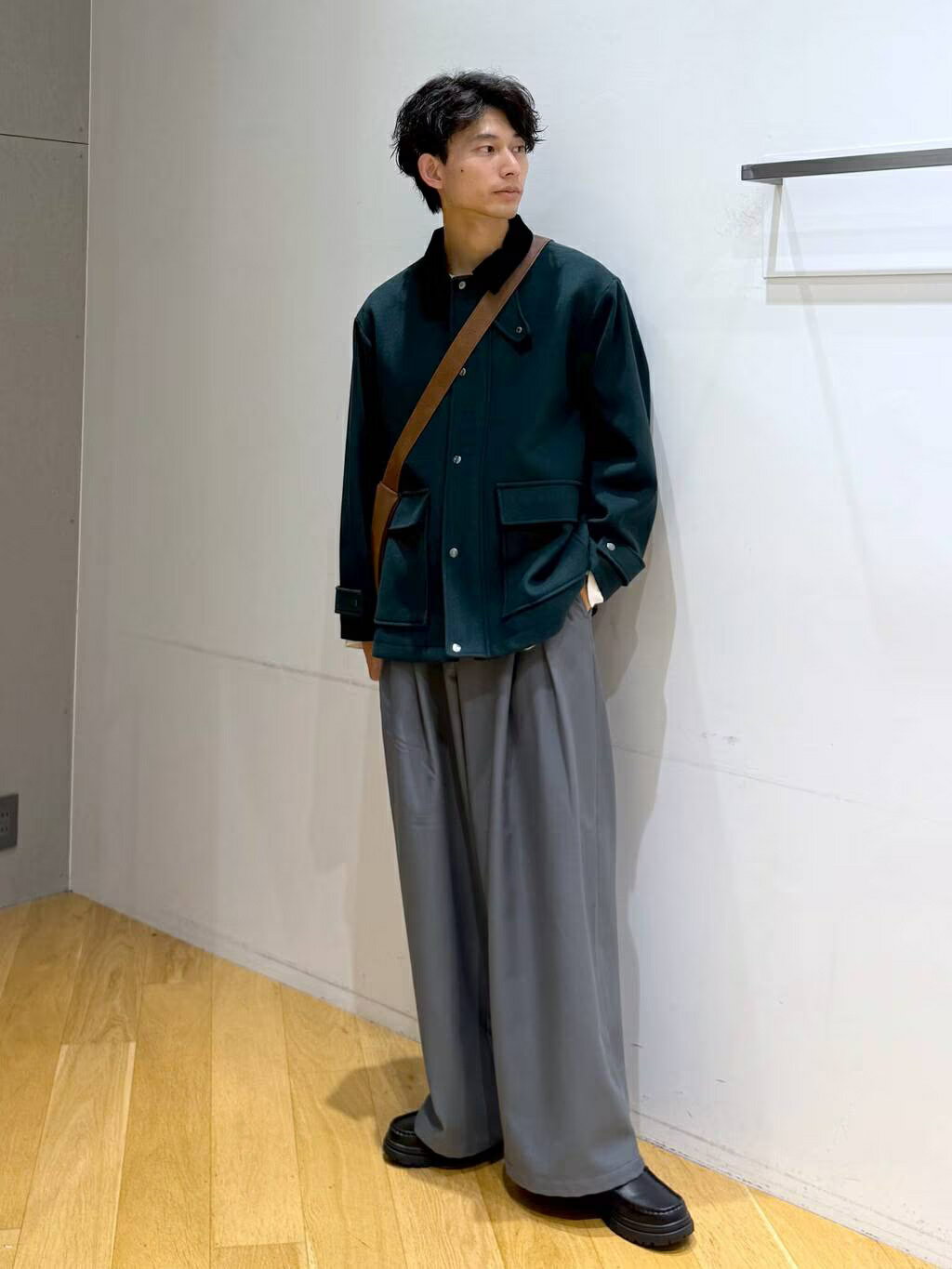 LAKOLEのウーリーテックハンティングブルゾンを使ったコーディネートを紹介します。｜Rakuten Fashion(楽天ファッション／旧楽天ブランドアベニュー)6418338