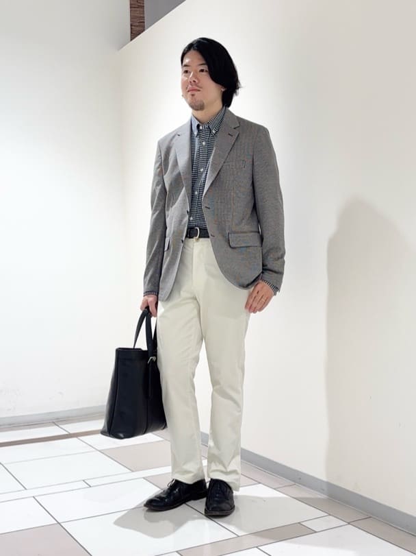 TAKEO KIKUCHIのピンジャージ 千鳥 ジャケットを使ったコーディネートを紹介します。｜Rakuten Fashion(楽天ファッション／旧楽天ブランドアベニュー)6419022