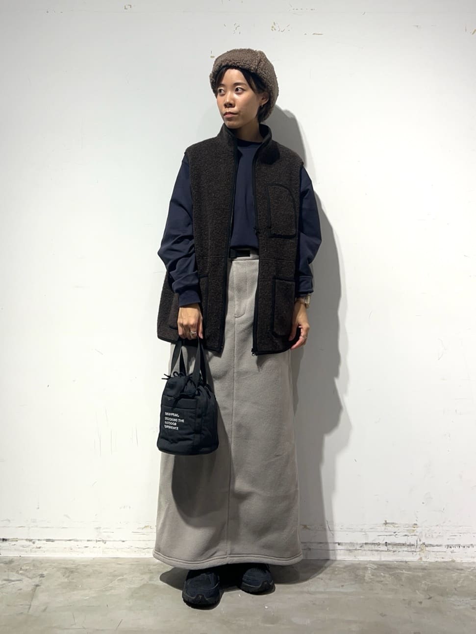 Snow PeakのWater-Repellent Fleece Skirtを使ったコーディネートを紹介します。｜Rakuten Fashion(楽天ファッション／旧楽天ブランドアベニュー)6419922