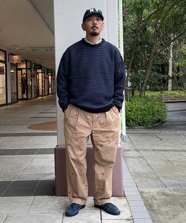 BEAMS HEARTのポップコーン クルーネック ニットを使ったコーディネートを紹介します。｜Rakuten Fashion(楽天ファッション／旧楽天ブランドアベニュー)6420910